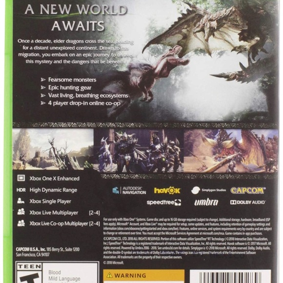 Monster Hunter: World Xbox One -New and Sealed- - Picture 4 of 7